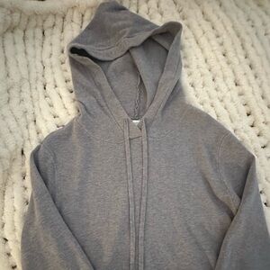 Gray Hooded Sweatshirt